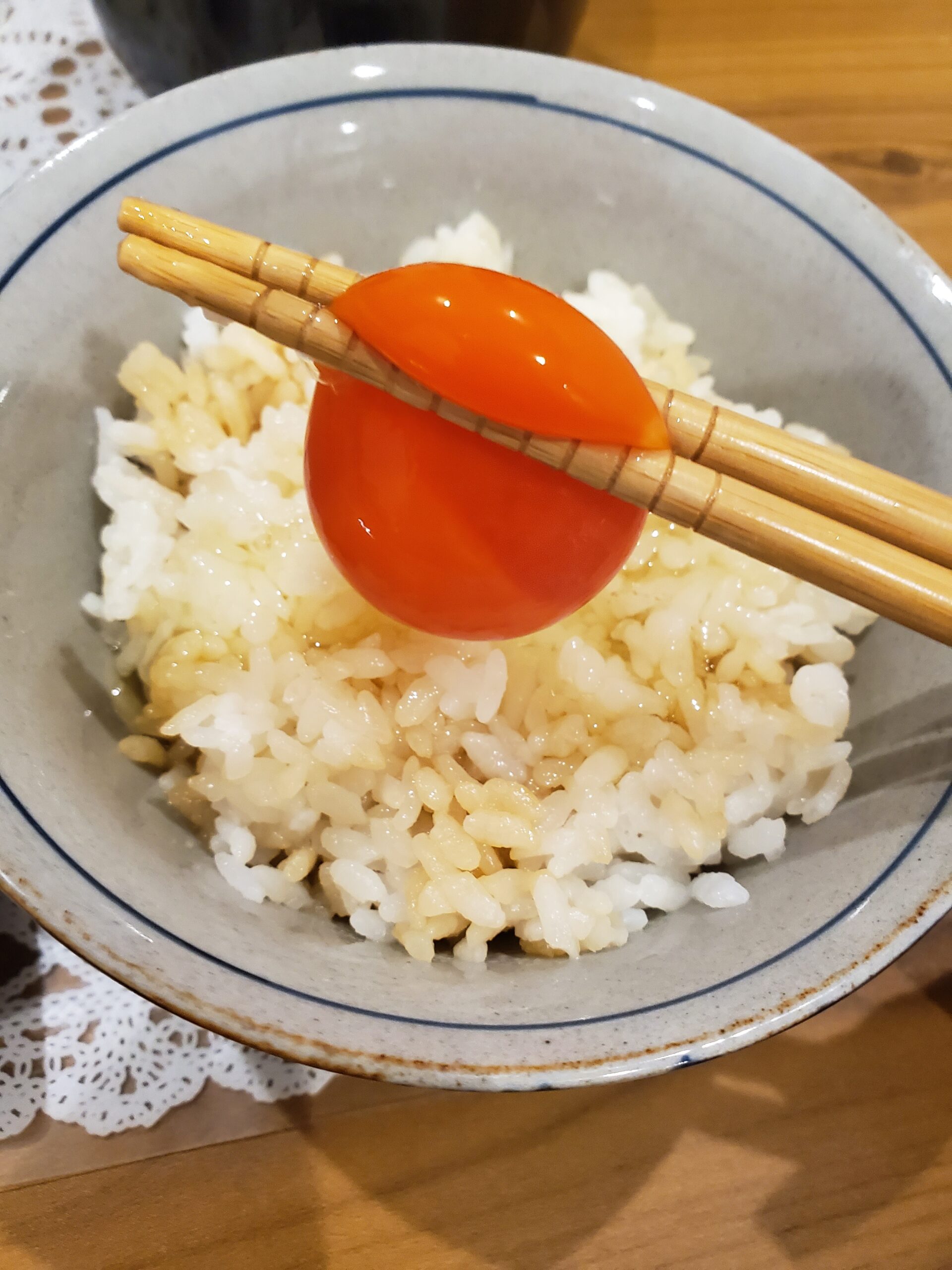 アローカナ卵かけご飯